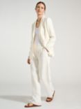 Baukjen Frances Linen Trousers, Pure White