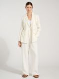 Baukjen Frances Linen Trousers, Pure White