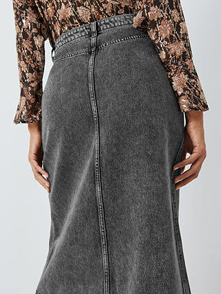 AND/OR Jonie Denim Skirt, Washed Grey