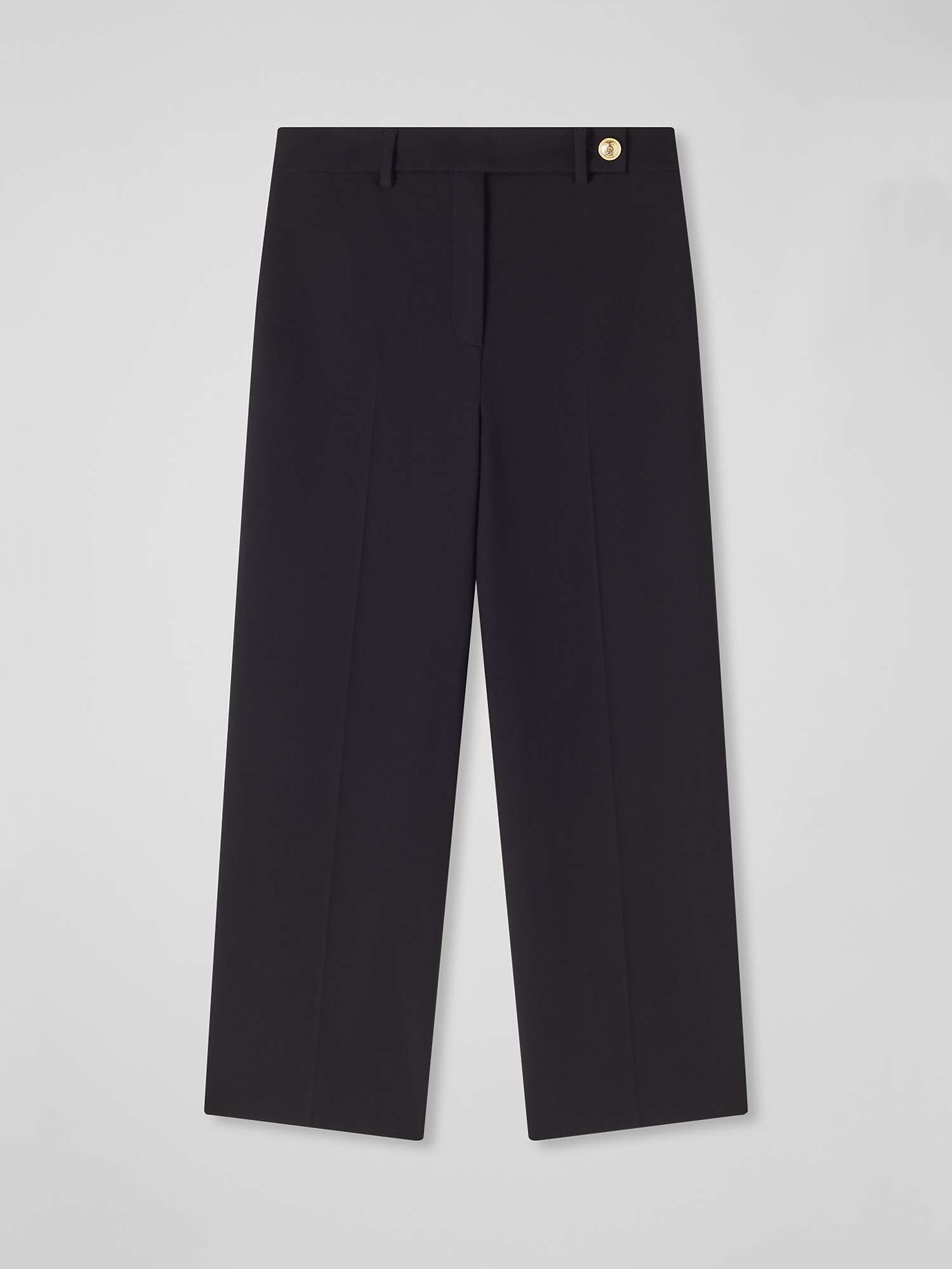 Buy L.K.Bennett Bibi Tailored Trousers, Black Online at johnlewis.com