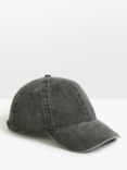 HUSH Polly Baseball Cap, Washed Black