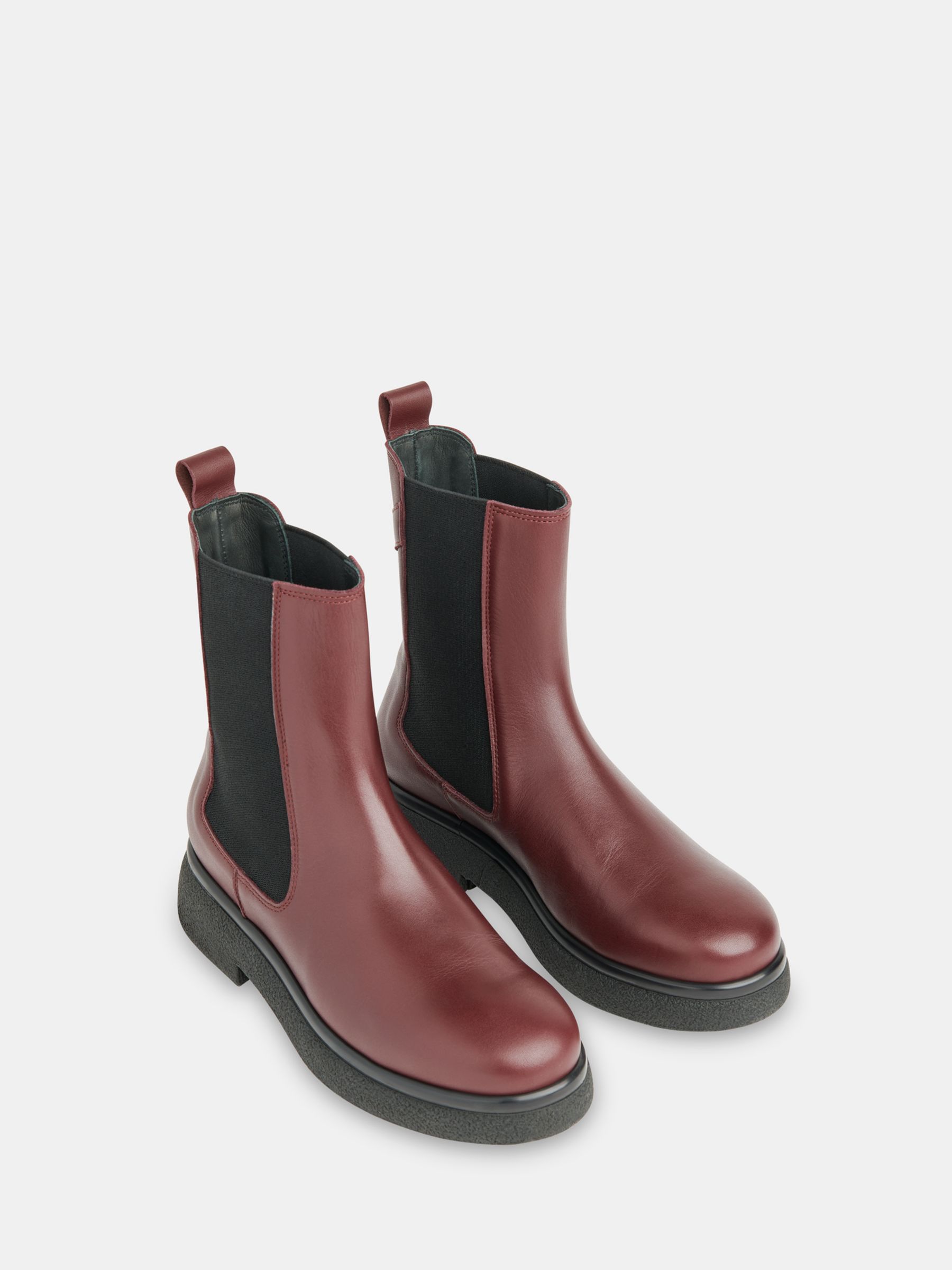 Buy Whistles Aelin Leather Chelsea Boots Online at johnlewis.com
