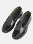 Whistles Manny Leather Loafers, Black