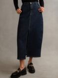 Nobody's Child Denim Column Midi Skirt, Rinse Wash