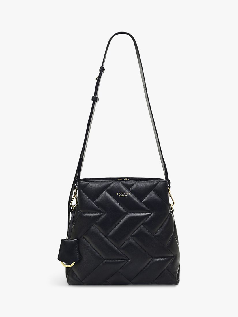 Radley Dukes Place Quilted Leather Cross Body Bag, Black, One Size