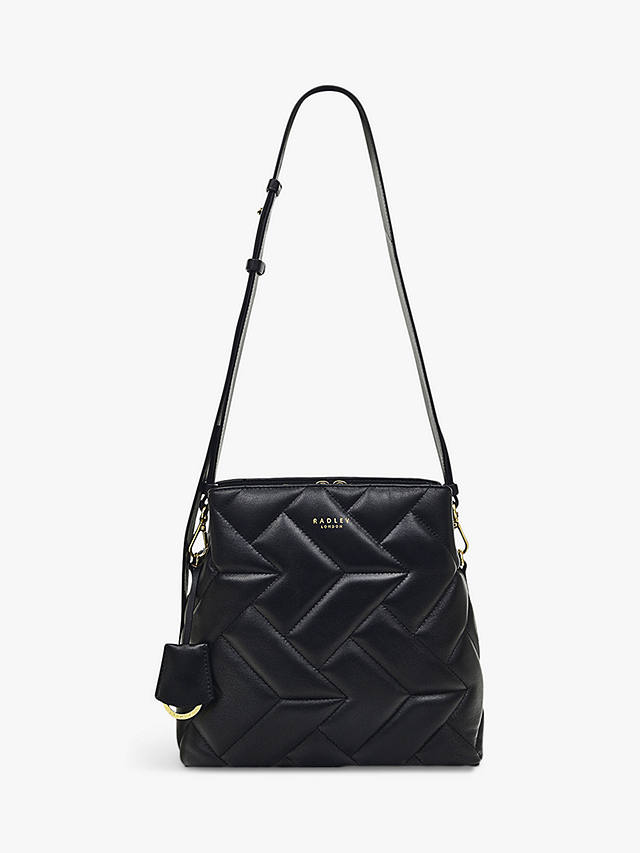 Radley Dukes Place Quilted Leather Cross Body Bag, Black