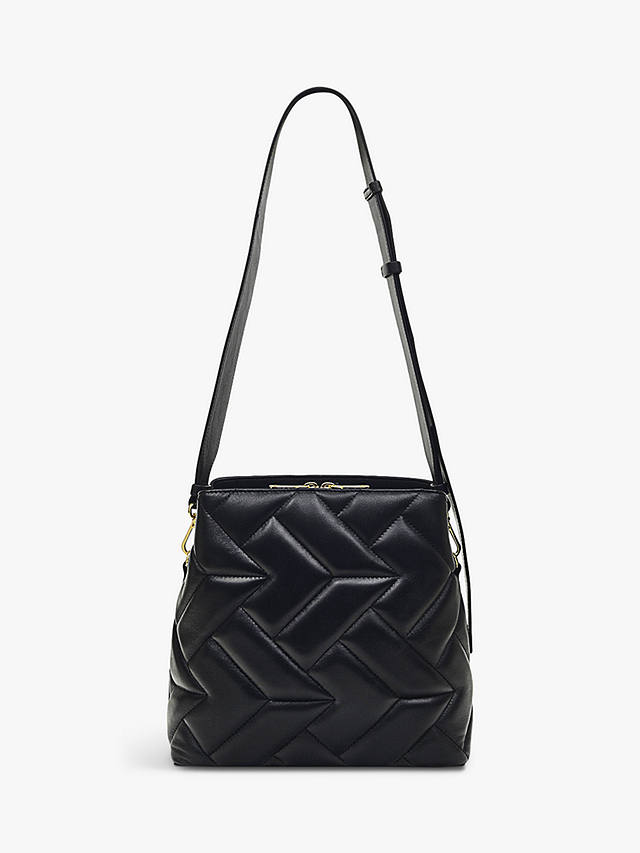 Radley Dukes Place Quilted Leather Cross Body Bag, Black