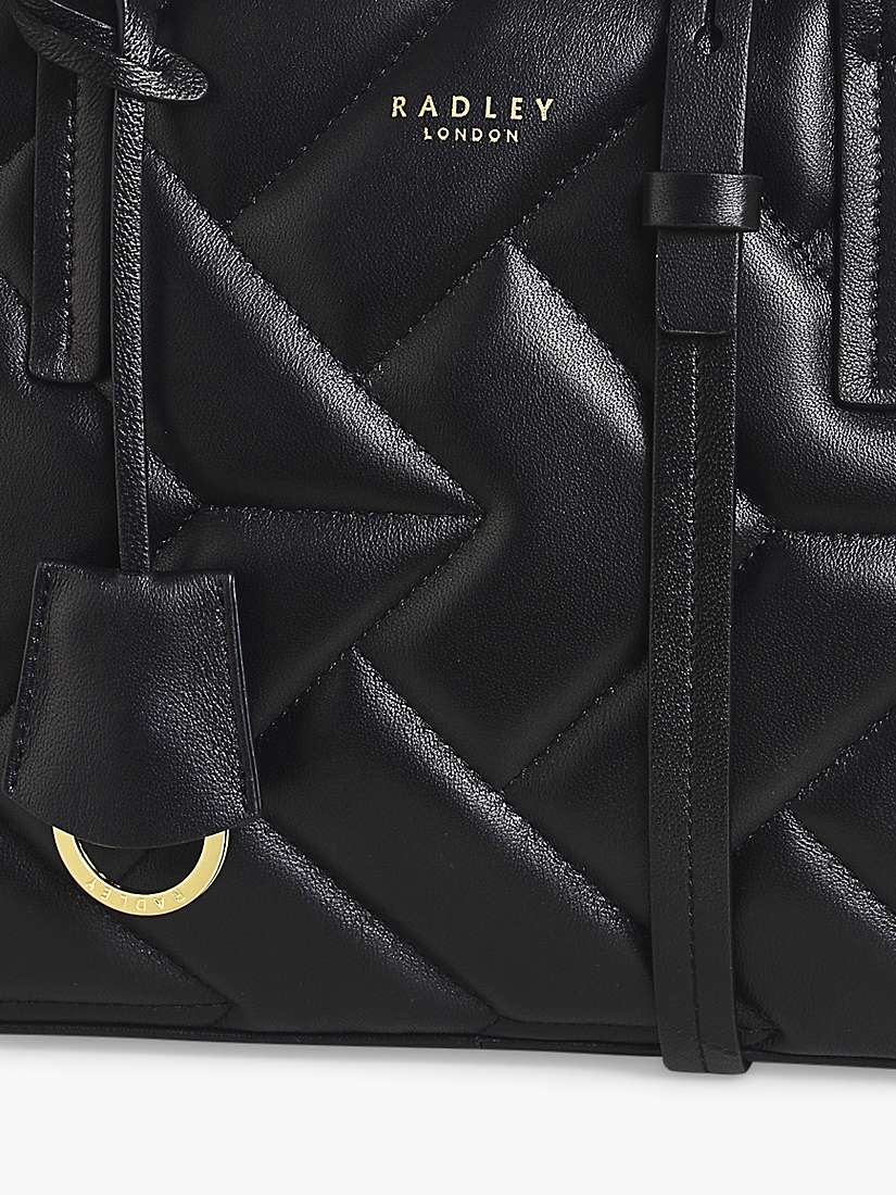 Buy Radley Dukes Place Quilted Leather Medium Ziptop Grab Bag Online at johnlewis.com