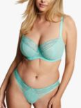 Panache Blossom Balconnette Bra, Jade