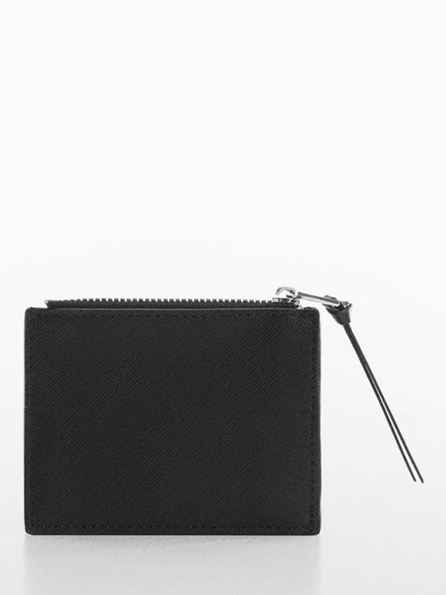 Mango Felicia Saffiano Effect Cardholder Black One Size