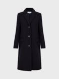 Gerard Darel Sam Wool Blend Overcoat, Navy