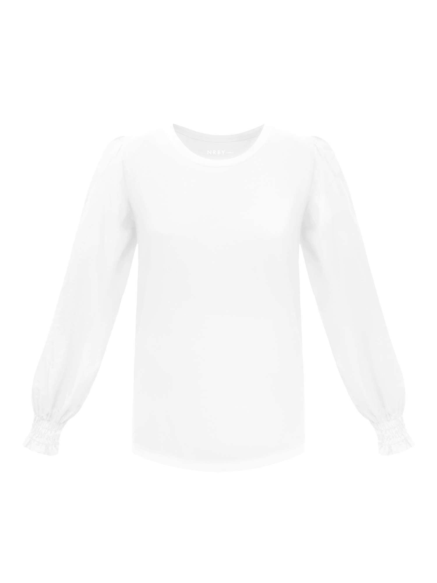 Buy NRBY Teddy Cotton Crew Neck Top Online at johnlewis.com