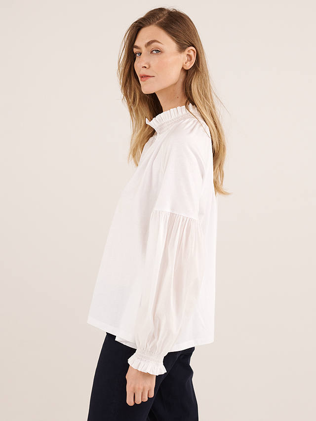 NRBY Esther Cotton Oversized Shirt, White