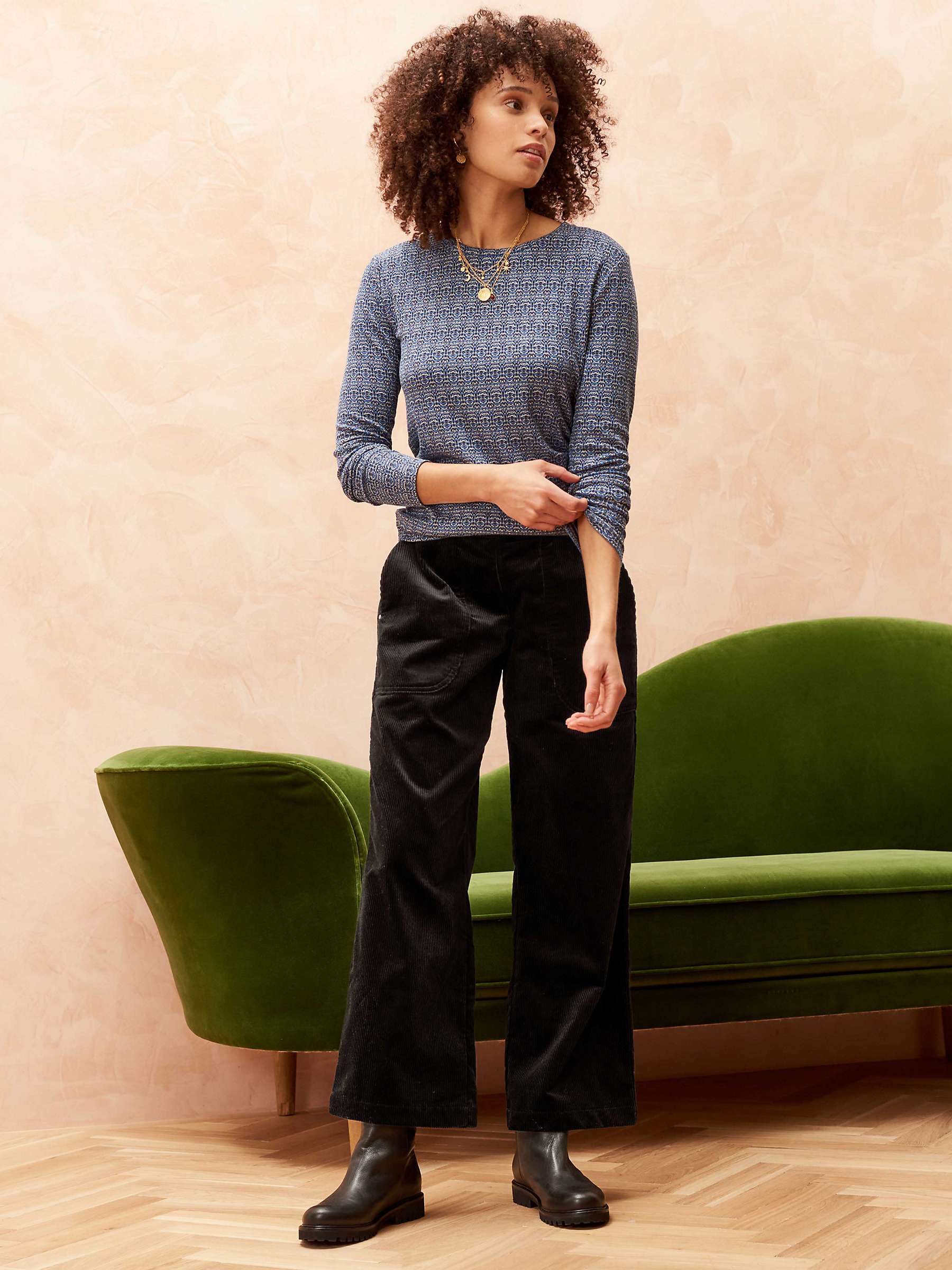 Buy Brora Corduroy Pull On Trousers Online at johnlewis.com