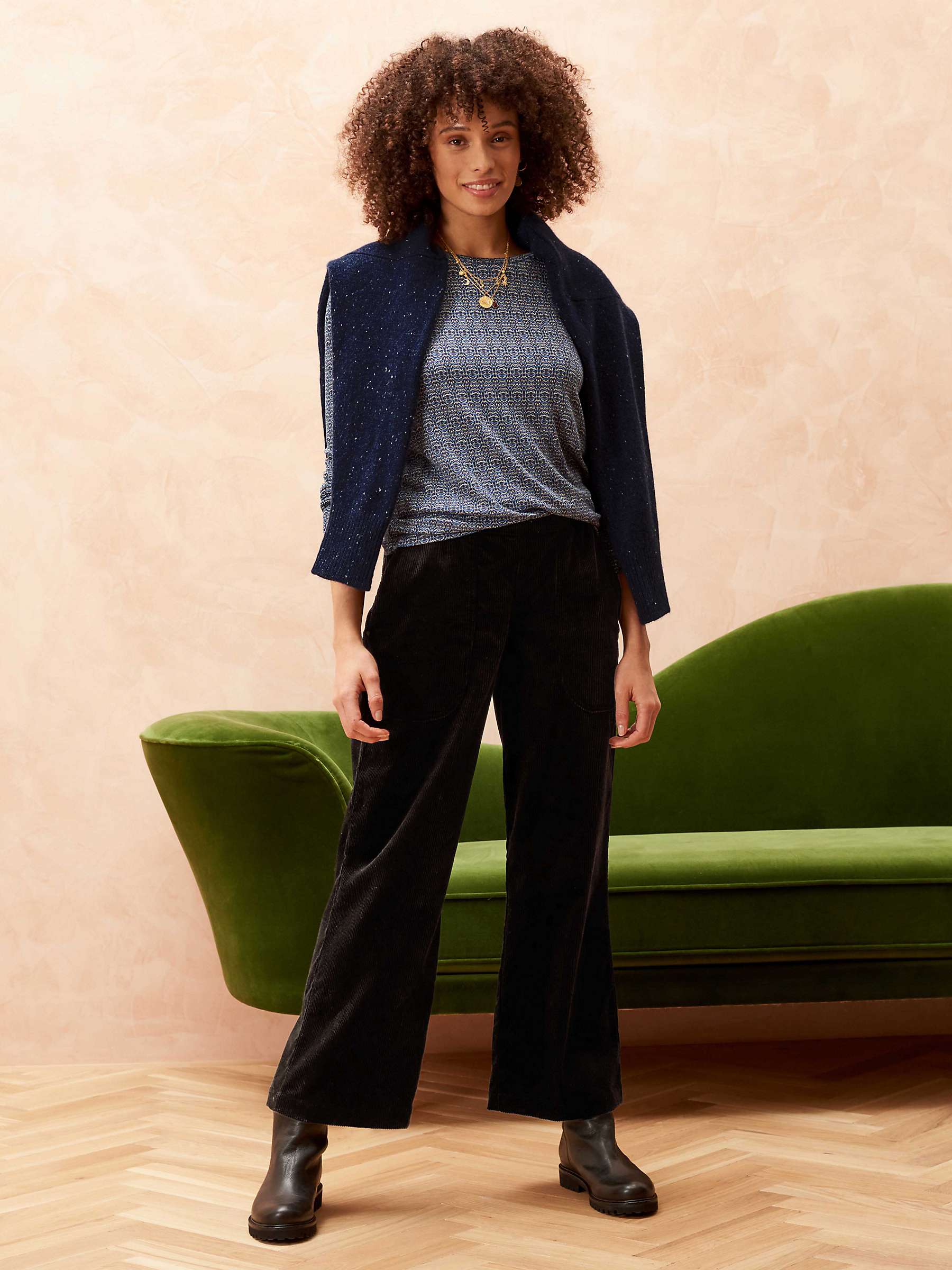 Buy Brora Corduroy Pull On Trousers Online at johnlewis.com