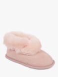 Just Sheepskin Kids' Classic Slippers, Baby Pink