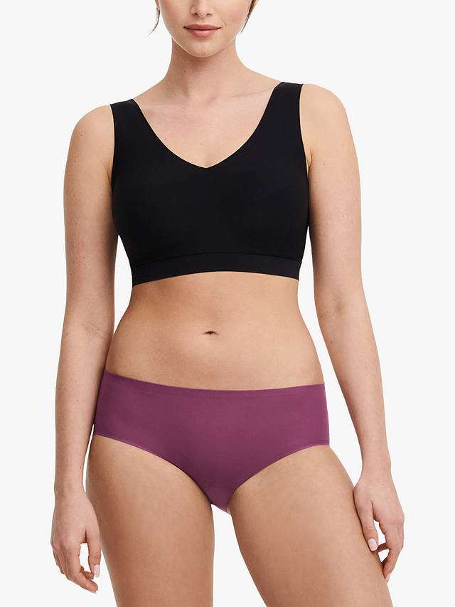 Chantelle Soft Stretch Hipster Knickers, Tannin Purple
