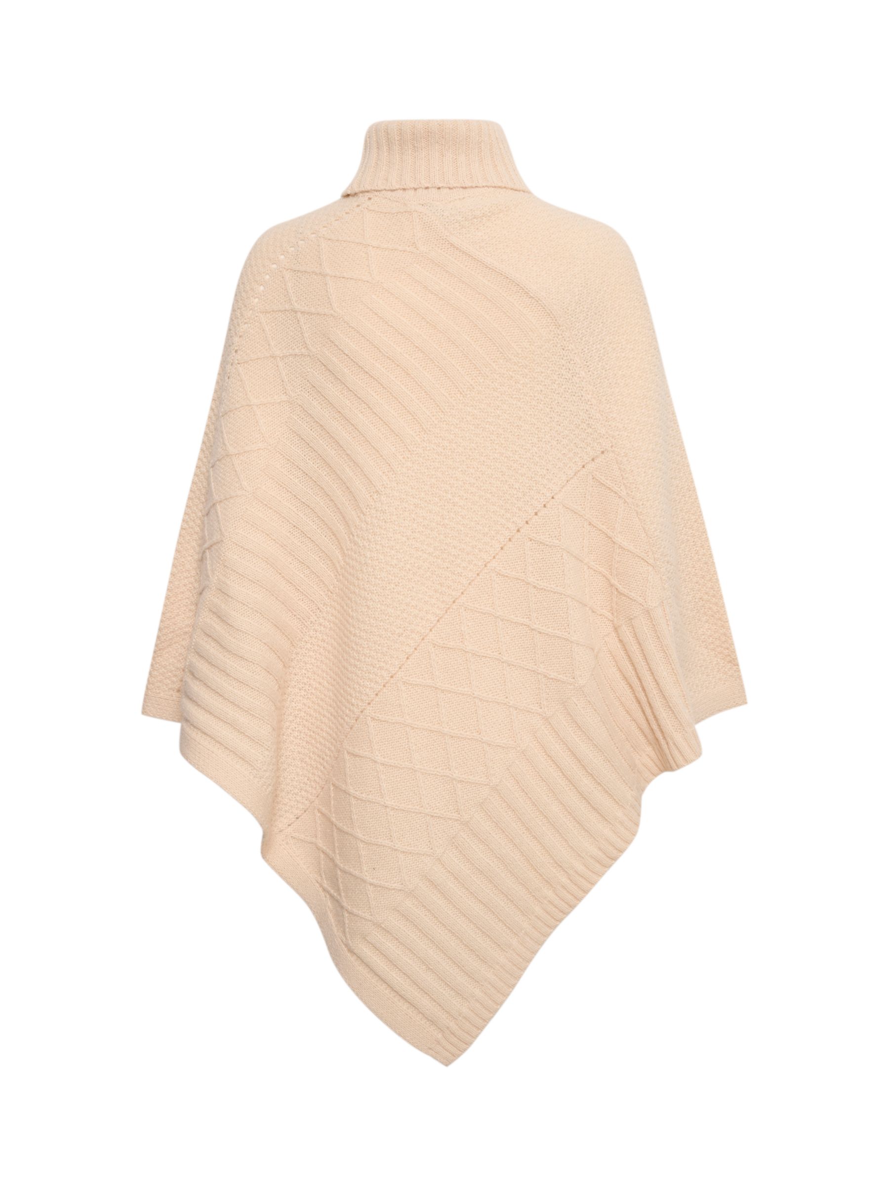 Buy KAFFE Ester Asymmetric Hem Poncho, Sand Dollar Online at johnlewis.com