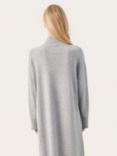 Part Two Clarah Cashmere Blend Turtleneck Midi Dress, Light Grey