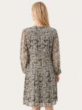 Part Two Cirkeline Long Sleeve Dress, Black/Multi