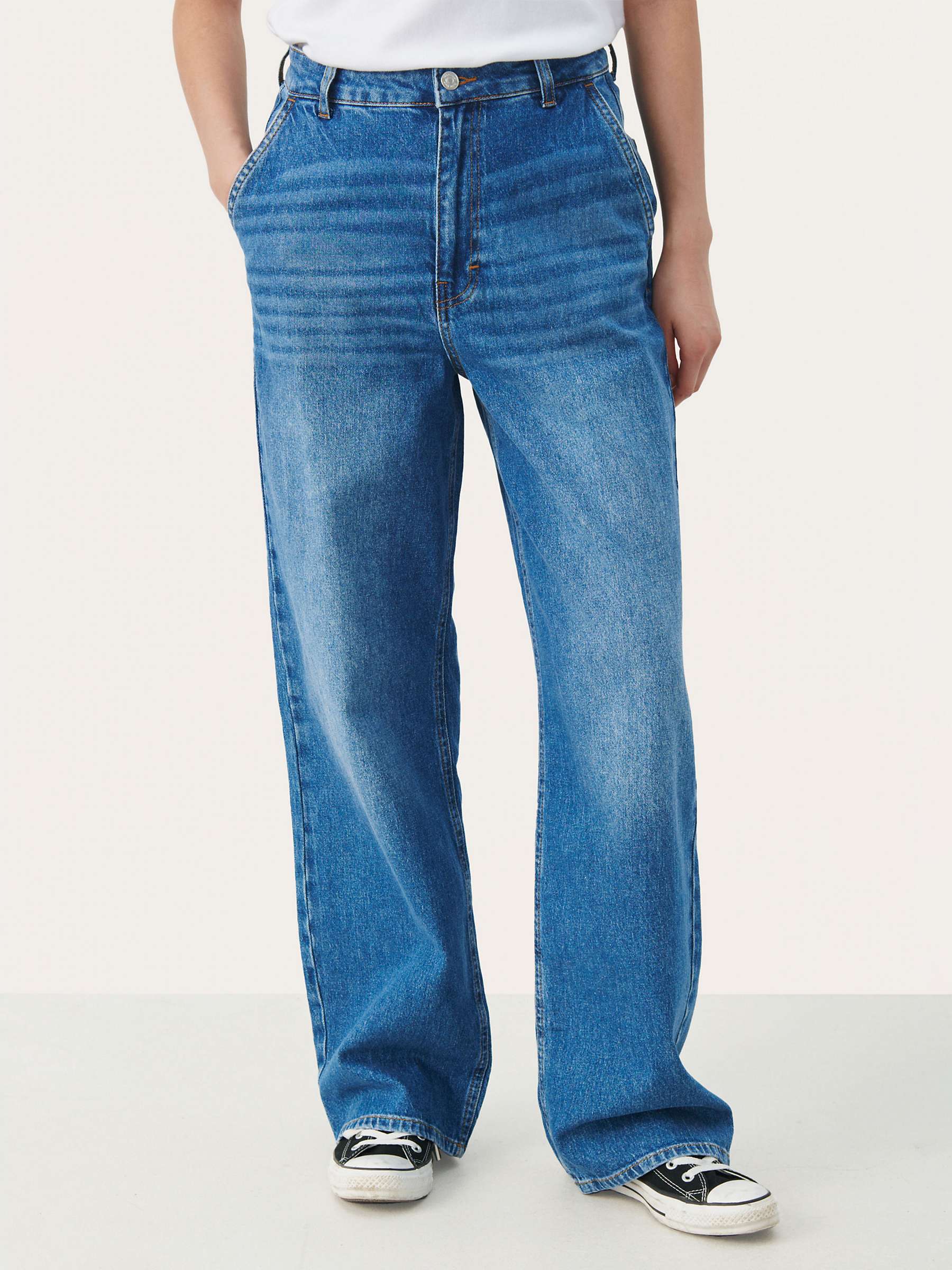 Buy Part Two Cassidy High Waist Regular Fit Jeans, Blue Online at johnlewis.com