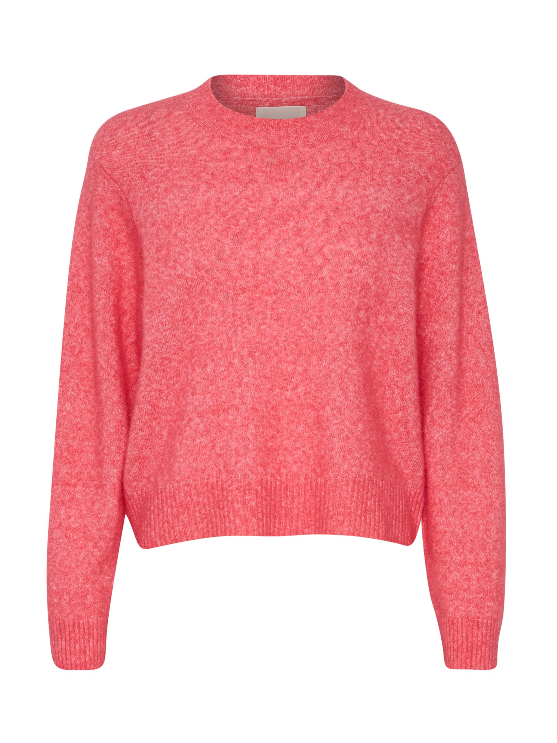 Part Two Cila Wool Blend Jumper, Calypso Coral at John Lewis & Partners