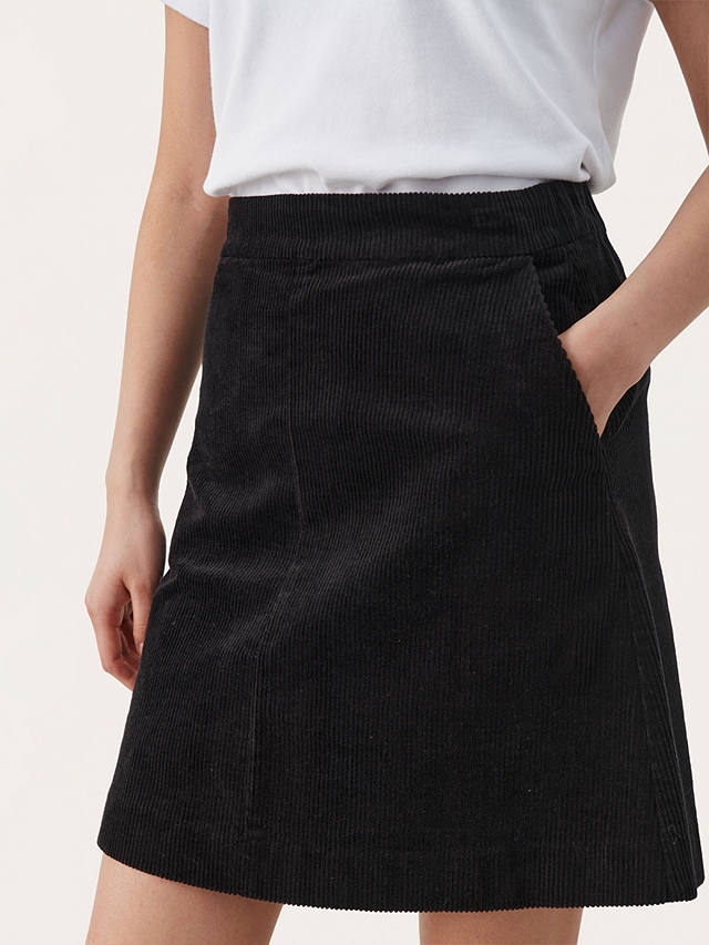 Part Two Lings Corduroy Mini Skirt, Black