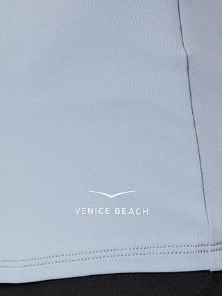 Venice Beach Eleamee Sleeveless Gym Top, Soft Steel