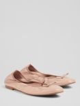 L.K.Bennett Trilly Leather Ballet Pumps, Bei-trench