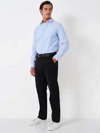 Crew Clothing Straight Fit Chinos, Black