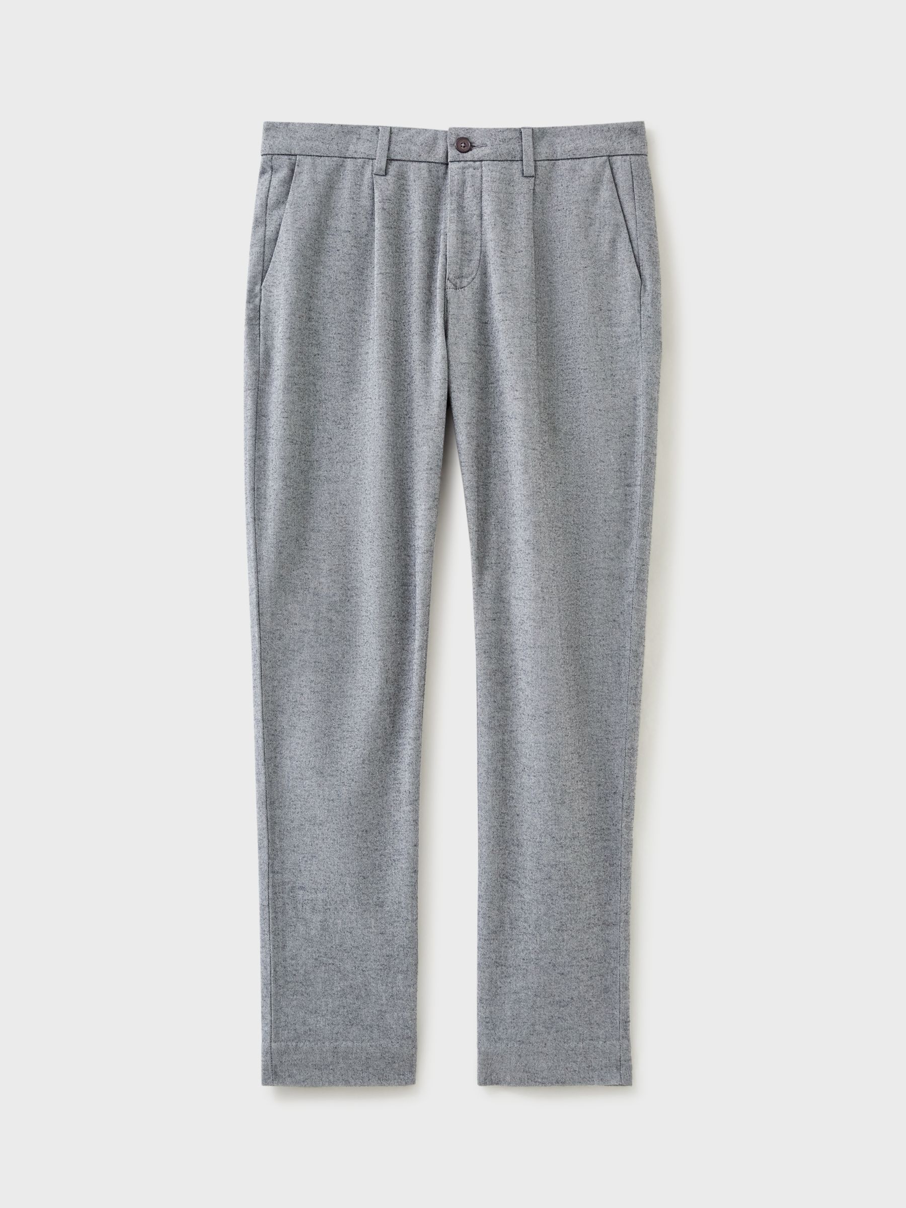 Crew Clothing Straight Fit Chinos, Graphite Grey, 30S