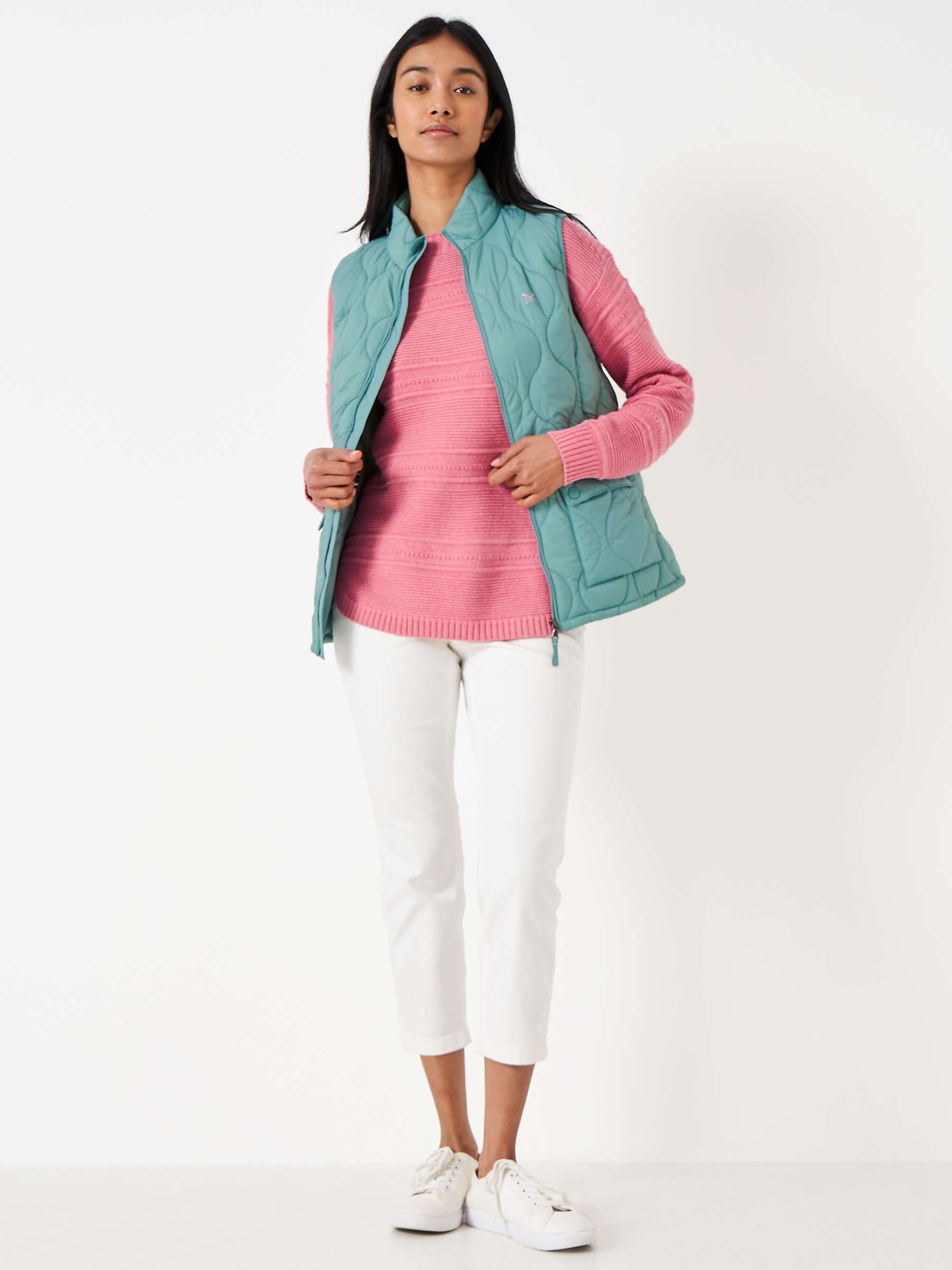 Buy Crew Clothing Lightweight Onion Quilted Gilet Online at johnlewis.com