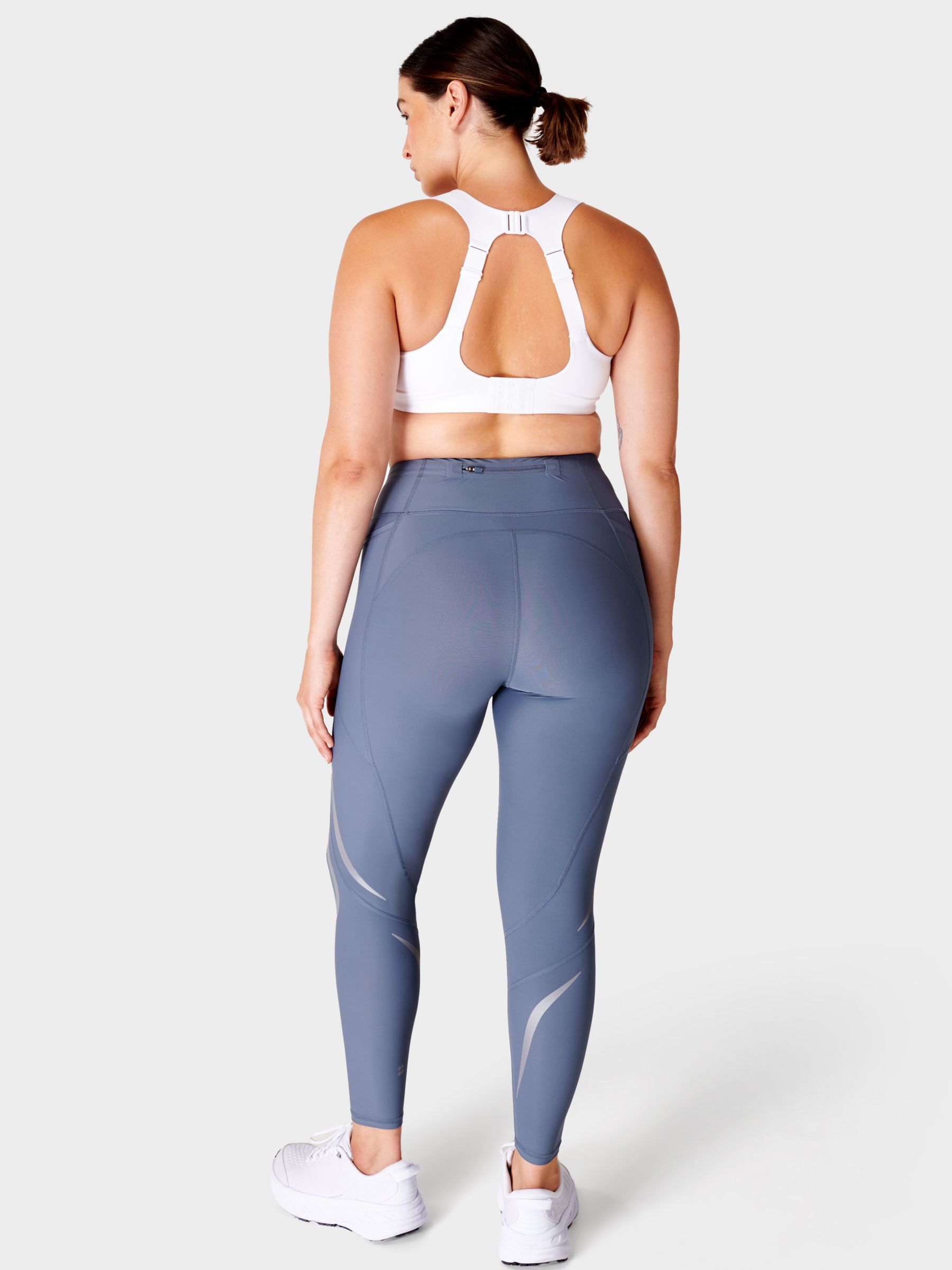Therma Boost 2.0 7/8 Reflective Running Leggings - Endless Blue