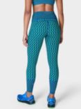 Sweaty Betty Power Gym Leggings, Green Geo Print