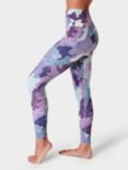 Sweaty Betty Super Soft Yoga Leggings, Green Camo Patch