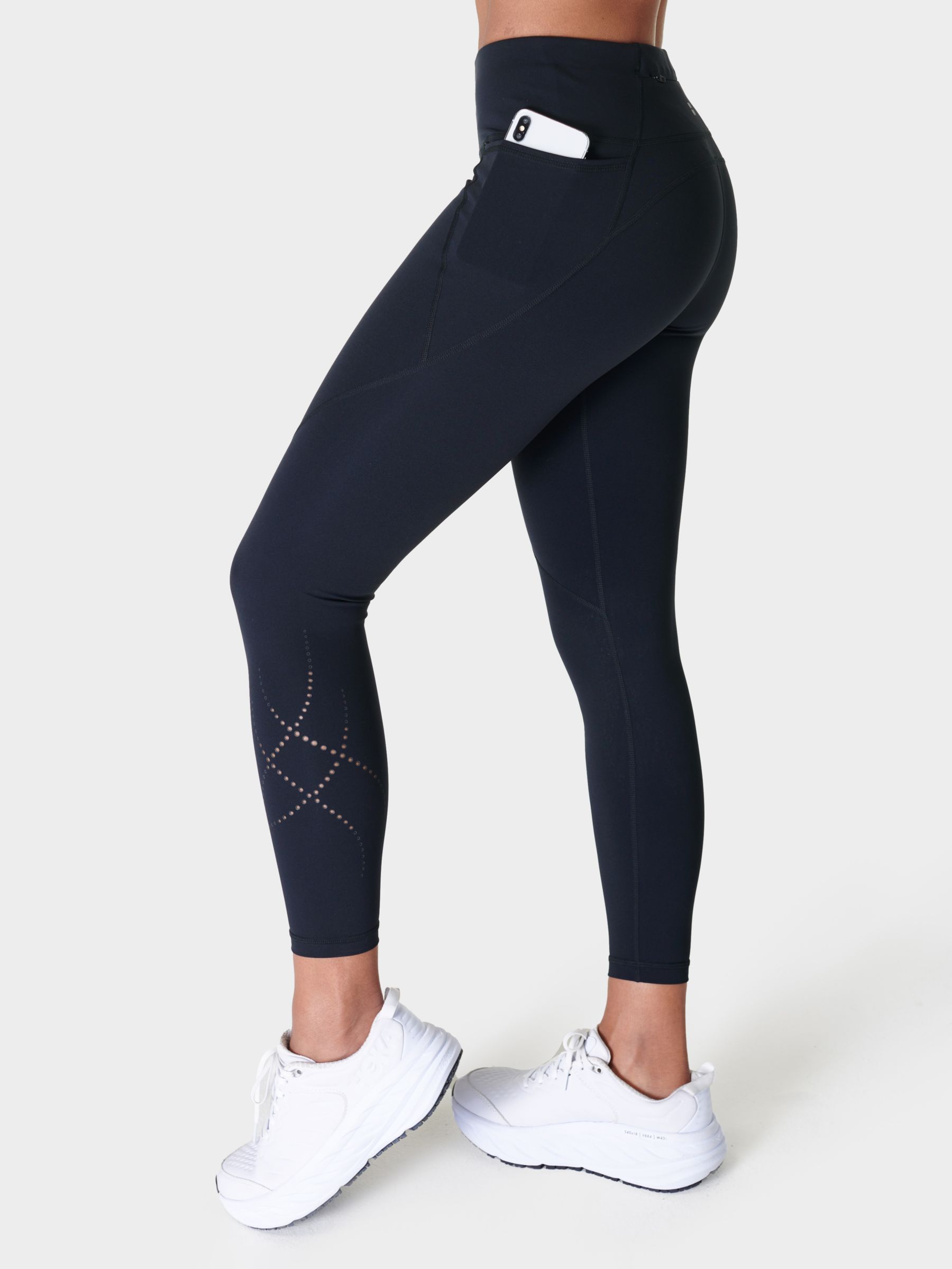 Plus Size Tek Gear® Perforated High-Waisted 7/8 Leggings