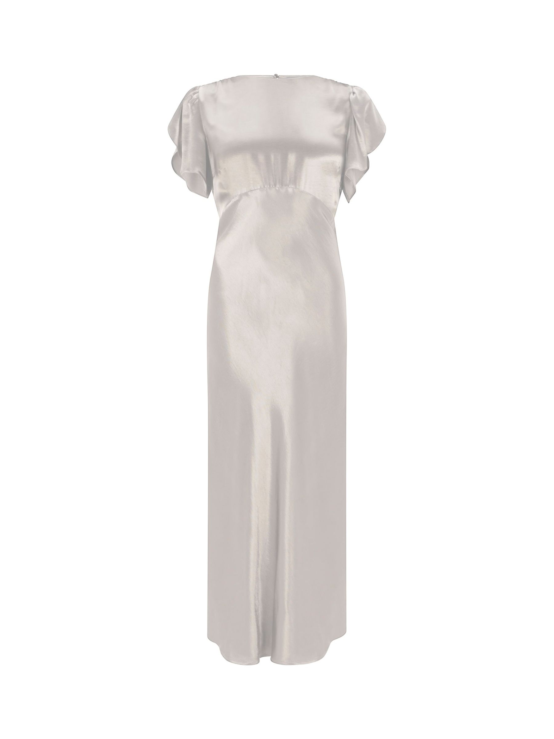 Buy Mint Velvet Satin Maxi Dress, Natural Online at johnlewis.com