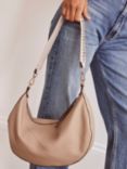 Mint Velvet Blair Leather Should Handbag, Neutral