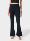 Sweaty Betty Super Soft 32" Flare Yoga Trousers, Black
