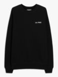 La Paz Cunha 3 Cotton Sweatshirt, Black