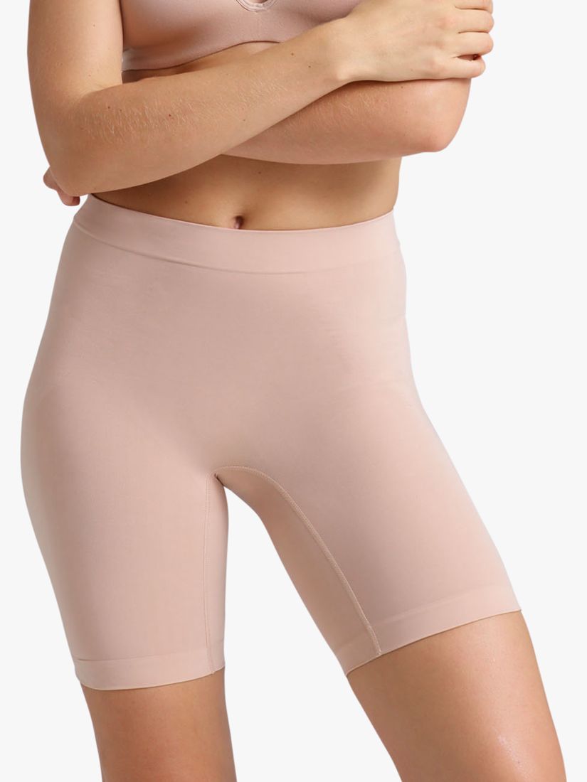 Ambra Power Lite Thigh Shaper Shorts, Beige, 8-10