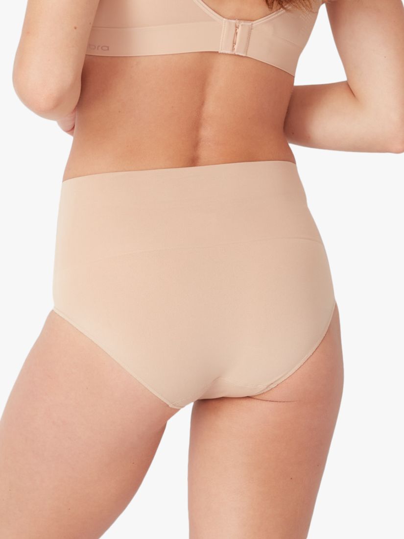 Ambra Seamless Smoothies Full Brief, Pack of 2, Beige, 8-10