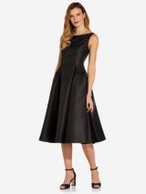 Adrianna Papell Sleeveless Cocktail Dress Black at John Lewis