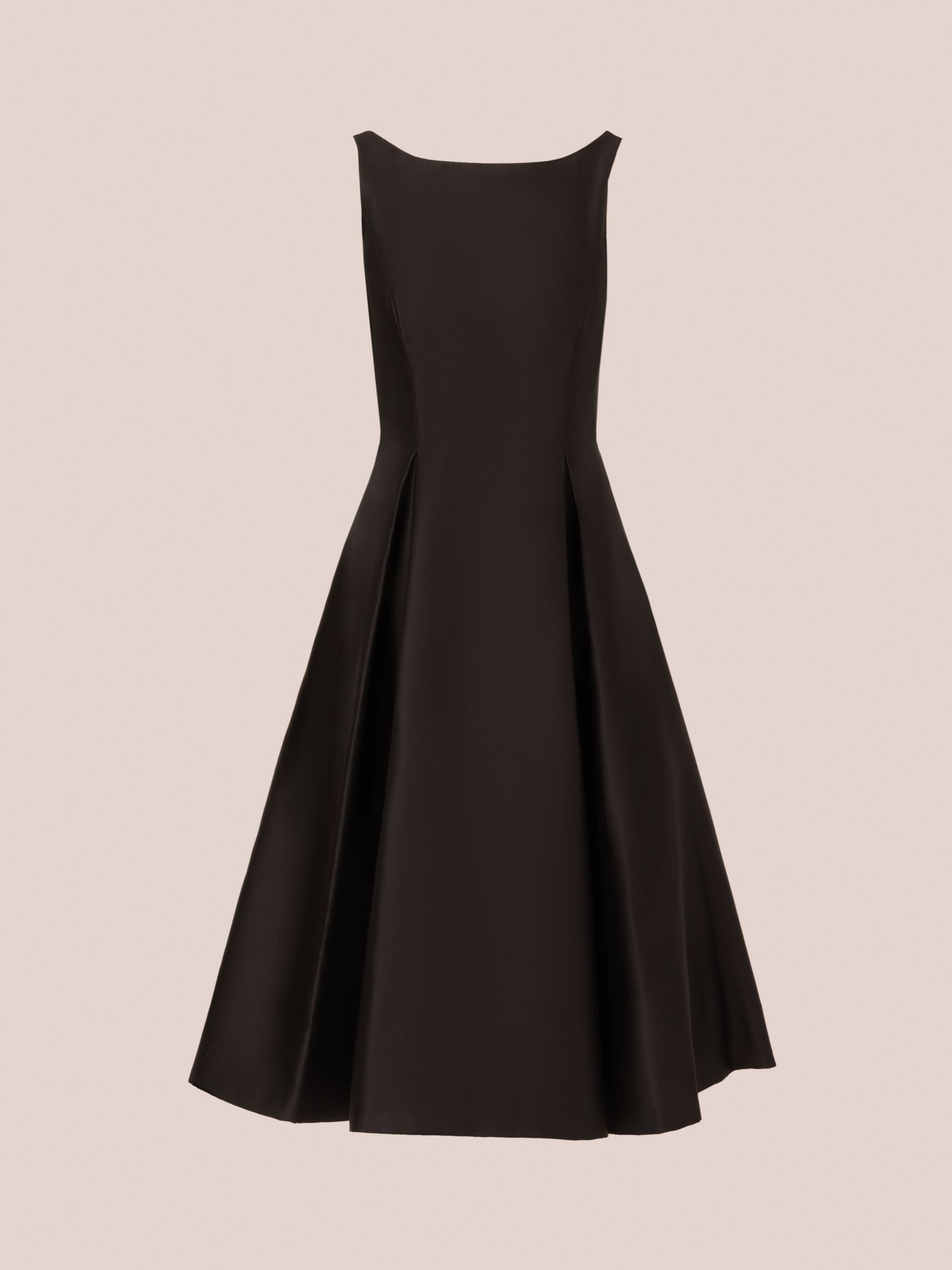 Adrianna Papell Sleeveless Cocktail Dress Black at John Lewis