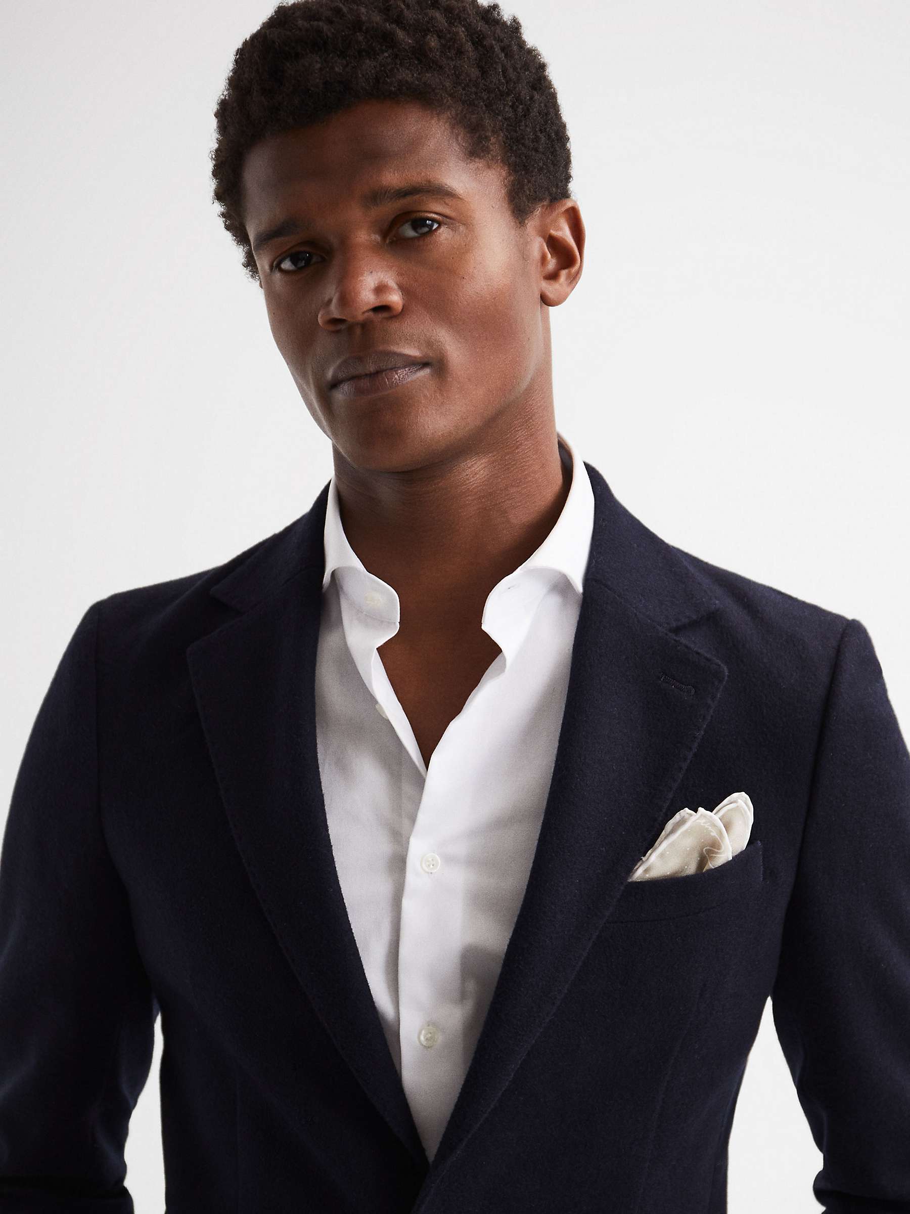 Buy Reiss Liam Polka Dot Silk Pocket Square Online at johnlewis.com