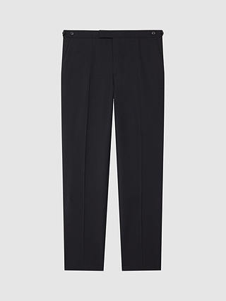 Reiss Hope Modern Fit Wool Blend Travel Suit Trousers, Black