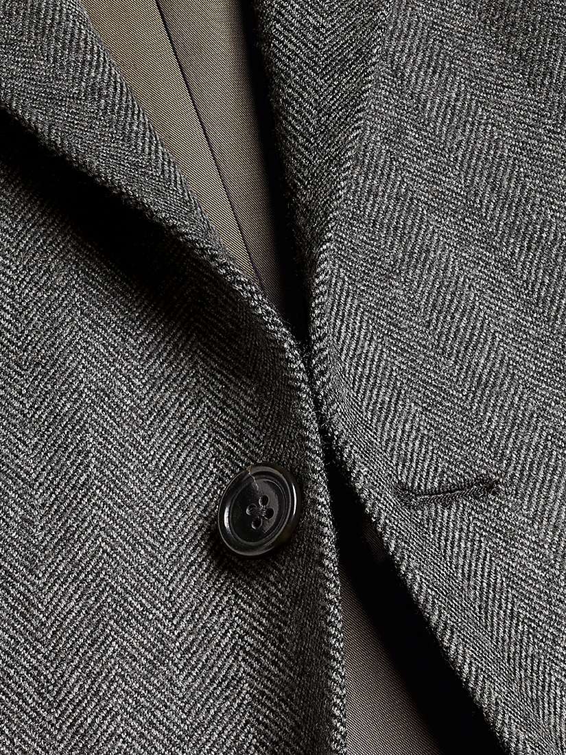 Buy Charles Tyrwhitt Classic Fit Herringbone Wool Texture Blazer Online at johnlewis.com