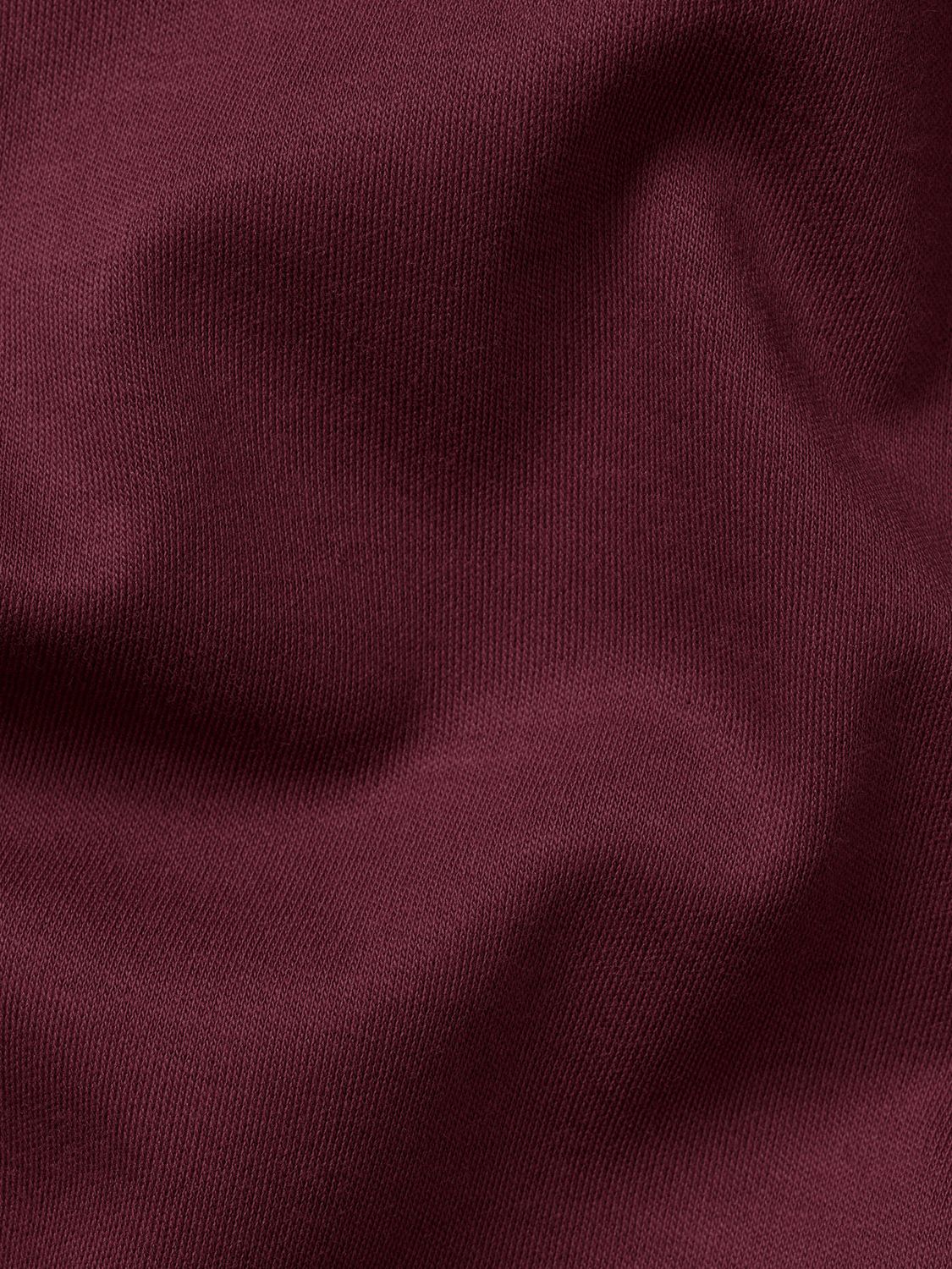Charles Tyrwhitt Smart Jersey Short Sleeve Polo, Wine Red, XS