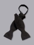 Charles Tyrwhitt Barathea Silk Bow Tie, Black