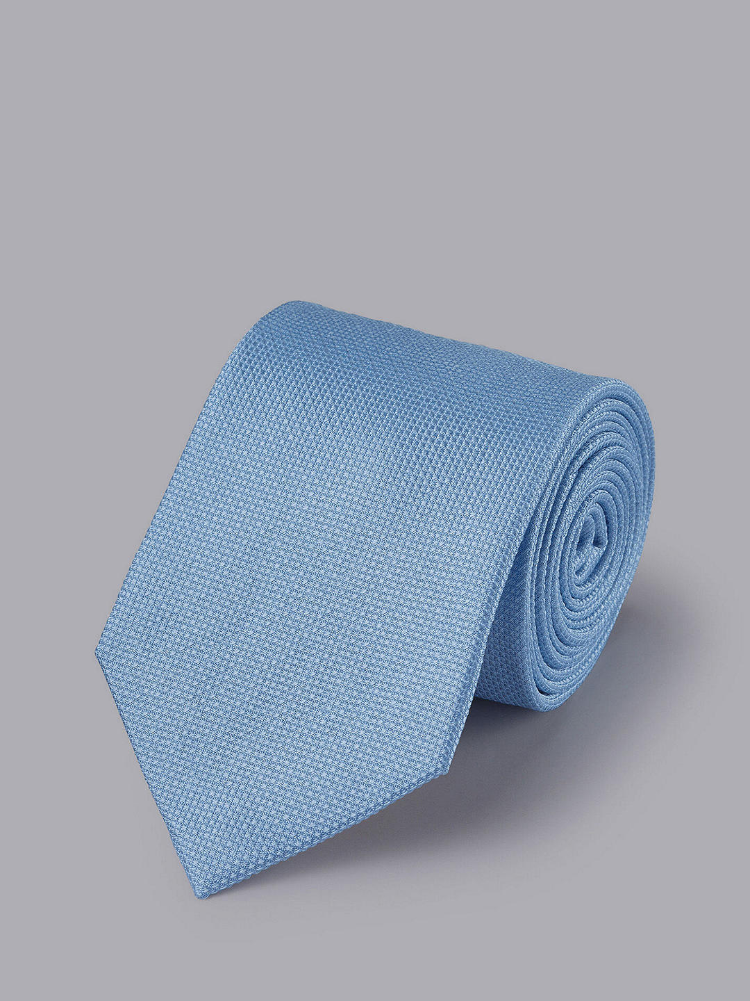 Charles Tyrwhitt Stain Resistant Silk Tie, Sky Blue